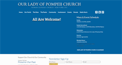 Desktop Screenshot of ourladyofpompeiinyc.com